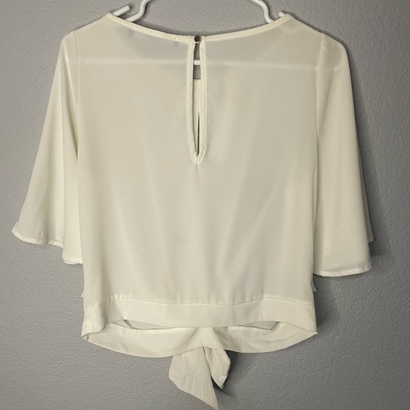 JRoberts Off White Top Size S - Picture 5 of 5